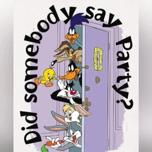 NWT WB 100 LOONEY TUNES ADULT SHORT SLEEVE T-SHIRT - XS